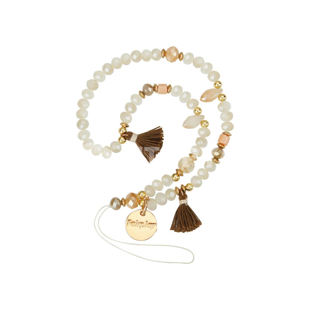 FAIRPLAY Chaine Courte 40cm Abby (Crème)