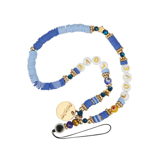 FAIRPLAY Chaine Courte 40cm Dayna (Bleu Océan)