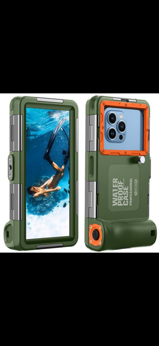 Coque Étanche pour Smartphone Universelle Vert
