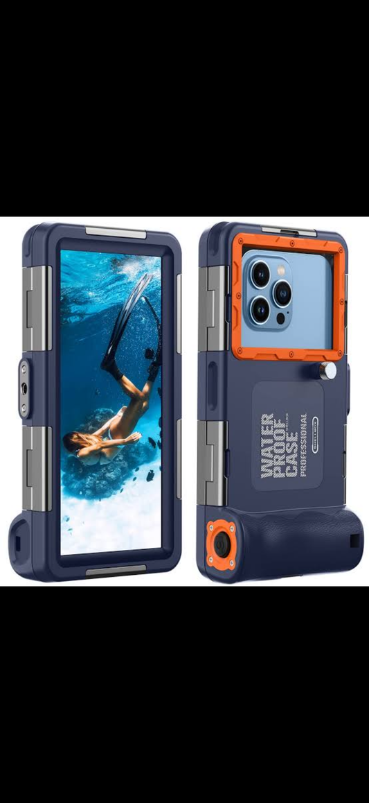 Coque Étanche pour Smartphone Universelle Bleu